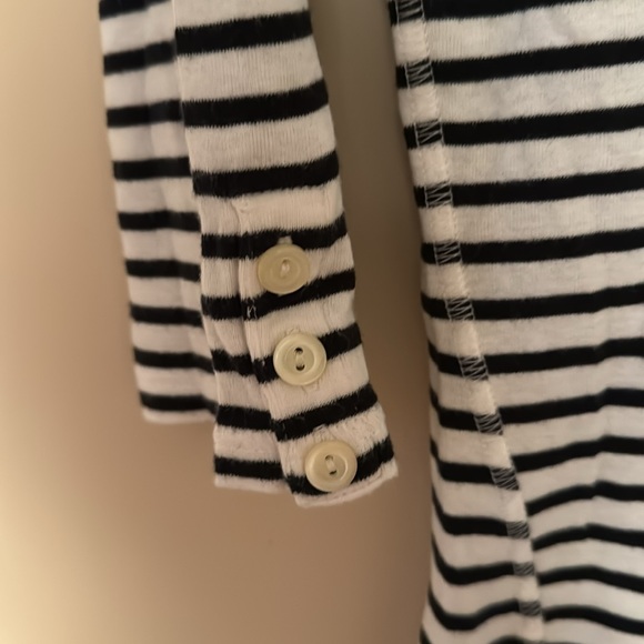 EUC Beautiful Boat Neck Three-quarter length Tee - Picture 3 of 4